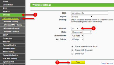 Hogyan válasszuk ki a csatornát wifi