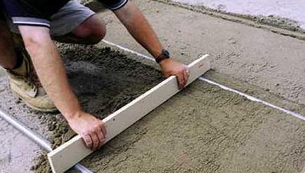 Hogyan öntsünk betonon otthon