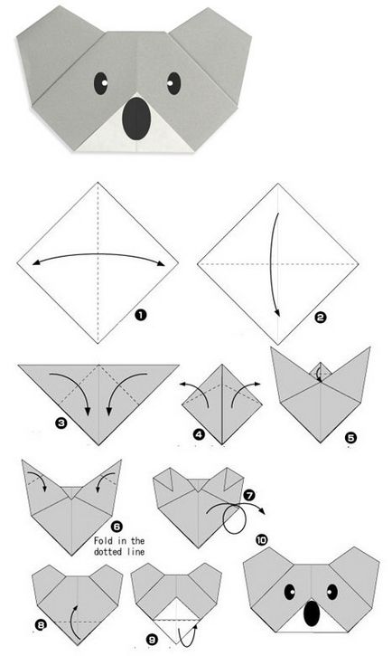 Hogyan készítsünk origami gyerekeknek