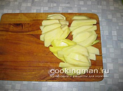 Sült burgonyával - főzés a férfiak