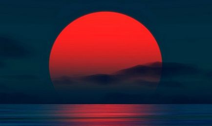 Miért vörös naplemente