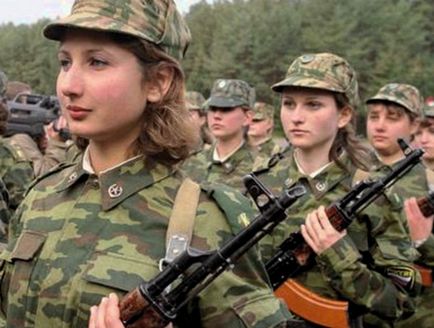 Hogy vannak a lányok a hadsereg