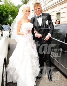 Esküvői Tarasova és Olgi Buzovoy