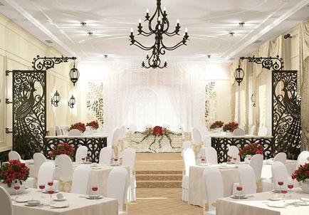 Hogyan díszíteni egy esküvői terem maga