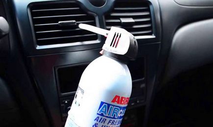 Antibakteriális tisztító autóipari levegő (fertőtlenítés) kezével video használati