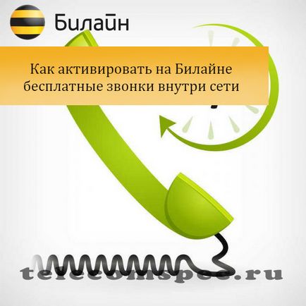 Beeline ingyenes hívás hálózaton belül Hogyan lehet csatlakozni