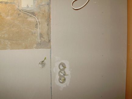 Gyors javítás vagy gipszkarton ragasztva a falra