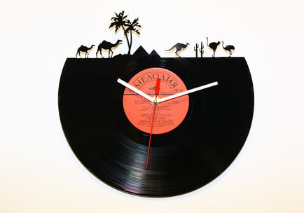 Óra bakelitlemezek (vinil-órák) Óra bakelitlemezek