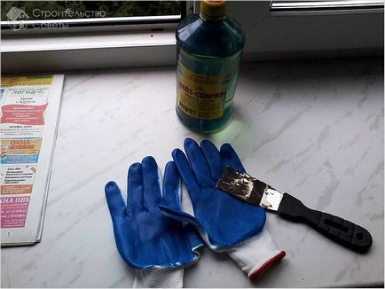 A tömítés a rés az erkélyen - használata tömítőanyag habok és kitt (erkély) A javított repedések az erkélyen - használata tömítőanyagot, hab és gitt