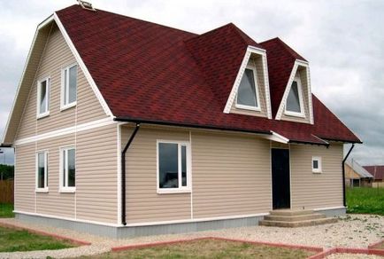 A szín, a ház és a tető - különösen a kiválasztási, kombinációk fotó lehetőségek