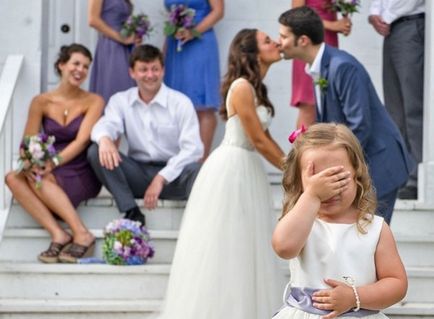 Gyermekek az esküvőn, mint vesznek