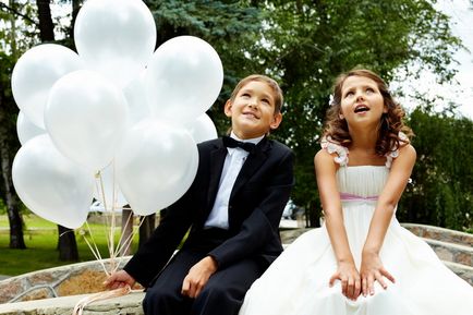 Gyermekek az esküvőn, hogyan kell szórakoztatni a gyerekek egy esküvőn