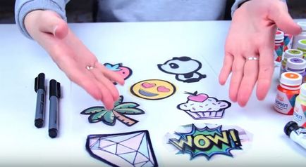 DIY ikonok egy hátizsákot, hogy hogyan lehet a saját kezét varázsa műanyagból a kemencében