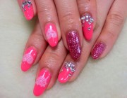 Glitter köröm design - rajz és fotó manikűr (csillog) Glitter köröm design - rajz és fotó manikűr