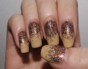 Glitter köröm design - rajz és fotó manikűr (tervezés) Glitter köröm design - rajz és fotó manikűr
