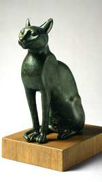 Az egyiptomi istennő Bastet (Bast) - istennő fejét egy macska - egyiptomi piramisok örökre!
