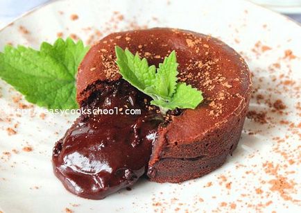 Fondant csokoládé recept képpel, egyszerű receptek (fondant) Fondant csokoládé recept fotó, egyszerű receptek