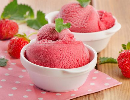 Gyümölcs sorbet fagylalt otthon, a hivatalos honlapján receptek Julia Vysotsky