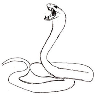 Hogyan kell felhívni a kígyó ceruza lépcsős tervet videóval