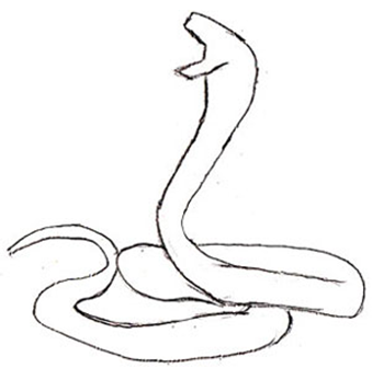 Hogyan kell felhívni a kígyó ceruza lépcsős tervet videóval