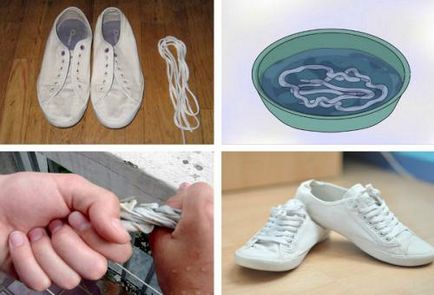 Hogyan tisztítható fehér cipők és mossuk le a talp, hogy mossa vászon cipő