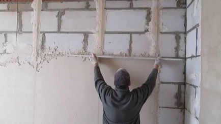 Hogyan gipsz falak saját kezűleg egy fotó, videó