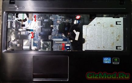 Hogyan szét és tisztítsa meg a port a laptop lenovo g580 - lenovo g580 laptop tisztító