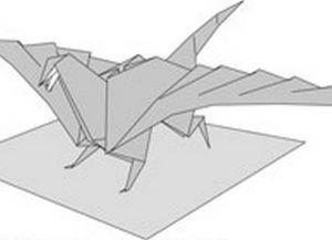 Hogyan készítsünk egy dinoszaurusz papírból