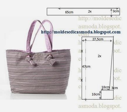 Hogyan kell varrni a nyári táska a kezét (designer táska) Hogyan kell varrni a nyári táska kezét
