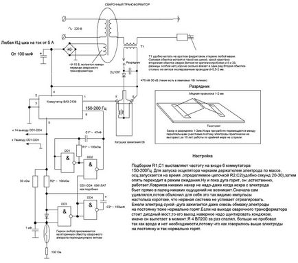 Hogyan hozzunk létre a saját kezét plazmorez hegesztő inverter