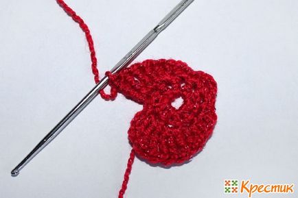 Hogyan lehet lekötni egy horog szív varázsló lépésről lépésre osztályú, kiváló fotó! (Szív horgolt kötött szív Valentin) Hogyan lehet lekötni egy horog szív varázsló lépésről lépésre osztályú, kiváló fotó!