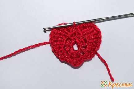 Hogyan lehet lekötni egy horog szív varázsló lépésről lépésre osztályú, kiváló fotó! (Szív horgolt kötött szív Valentin) Hogyan lehet lekötni egy horog szív varázsló lépésről lépésre osztályú, kiváló fotó!