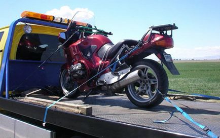 Hogyan szállítható egy motorkerékpár - a motorom (motorkerékpár) Hogyan szállítható egy motorkerékpár - a motorkerékpár