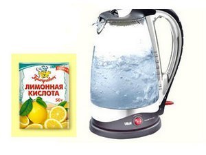 Hogyan lehet eltávolítani a vízkő a kannában tisztítására citromsav, ecet, szódabikarbóna