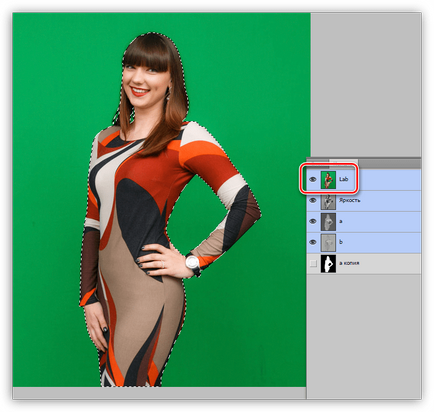 Hogyan lehet eltávolítani a zöld háttér Photoshop (Photoshop) Hogyan lehet eltávolítani a zöld háttér Photoshop