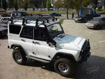Hogyan kell telepíteni a rack UAZ (készlet) Hogyan kell telepíteni a rack UAZ
