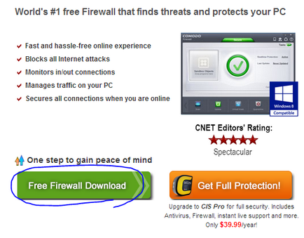 Irányítsd a bejövő-kimenő hálózati forgalmat Comodo Firewall (Comodo) Irányítsd a bejövő-kimenő hálózati forgalmat Comodo Firewall
