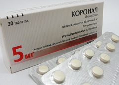 Koronális - használati utasítást, indikációk, adagolás, analógok (alkalmazás) Koronális - használati utasítást, indikációk, adagolás, analógok