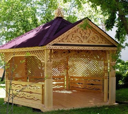 Gyönyörű arbor (pavilon) gyönyörű pavilon