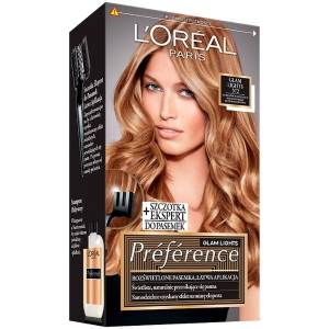 Hajfesték L'Oreal Preference színpaletta és a különböző vonal