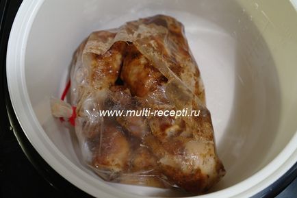 Csirke (csirkecomb) a lyukba multivarka, receptek Multivarki a Marii Shnayder