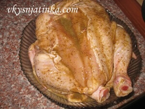 Csirke mézes-mustáros a sütőben - a recept egy fotó