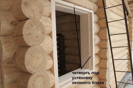 Obsada és okosyachka egy fából készült ház