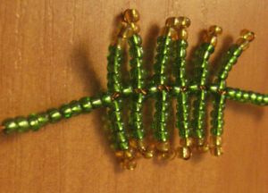 Palma üveggyöngyből (Palm) Palma gyöngy