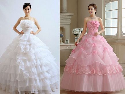 Luxus esküvői ruhák választott „királyi” öltözék