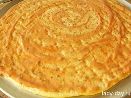 Pizza sonkával és paradicsommal, egyszerű receptek képekkel (paradicsom) Pizza sonkával és paradicsommal, egyszerű receptek képekkel