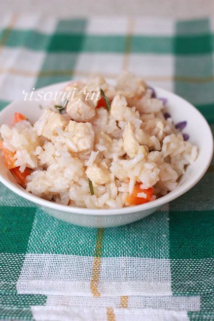 Pilaf csirkét a sütőbe receptek (rizottó csirke recept a sütő) Pilaf csirkét a sütőbe receptek
