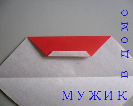 Hack Mikulás a papírt a kezét (origami)