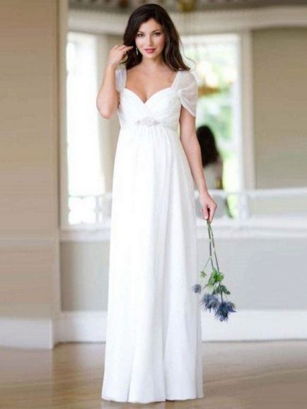 Egyszerű menyasszonyi ruha divat stílus, rövid, hosszú és dús (53 fotó)