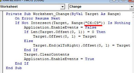 Munka makrók Excel (kattintson válasszuk) Munka makrók excel
